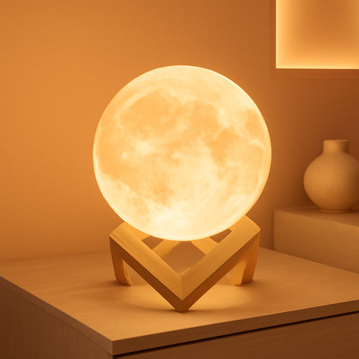 7.1 Inch Large 16 Colors Moon Lamp – Valentine Gifts for Women with 148 Combination Modes, Remote/Touch Control, Rechargeable LED Night Light, Party Favors Décor