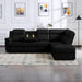 Manual Reclining Sectional Sofa with Storage