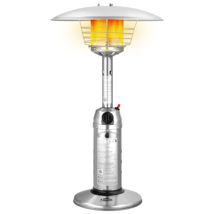 11000 BTU Portable Tabletop Propane Patio Standing Heater