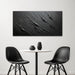 Black Abstract Wall Art for Living Room Hand Painted Minimalist Textured Oil Painting Large Artwork for Bedroom Office Ready to Hang 20X40 Inch