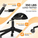 Ergonomic Office Chair with Dual-Lumbar Support, 3D Armrests