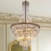 French Empire Crystal Chandelier 11 Lights 24By42Inches