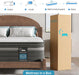 Queen Mattress 10 Inch Hybrid Mattress in a Box, Medium Firm Queen Size Bed Mattresses with Zoned Support, Memory Foam and Pocket Springs for Motion Isolation&Pressure Relief, Certipur-Us
