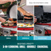 3-In-1 Dual Fuel Outdoor Bistro Pro Electric Grill & Griddle + Charcoal Mode BBQ, Red - 25302146