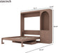Queen Murphy Bed With Customizable Storage Drawers