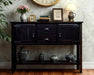 48" Solid Wood Sideboard Buffet Cabinet with Storage Drawers