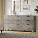 SixtyThreeInch Dresser CharcoalGreyFinish Signature