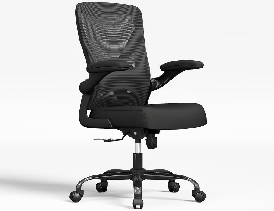 Office Chair: 330LBS Mesh Ergonomic Desk Chair Comfy with 3D Lumbar& Swivel