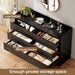 Black Dresser, 6 Drawer Dresser for Bedroom, Dresser for Closet