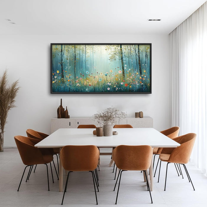 60x30 Forest Tree BotanicalArtistic Frameless Wall Art