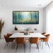 60x30 Forest Tree BotanicalArtistic Frameless Wall Art