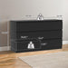 Black Six Drawer Dresser Featuring Generous Storage