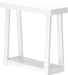 Solid Wood Console Table with Storage, 36 Inch, Sofa Table with Shelf, Narrow Entryway Table for Hallway, behind the Couch, Living Room, Foyer, Easy Assembly, White