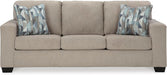 Deltona Contemporary Queen Beige Sofa Sleeper MemoryFoam