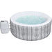 Outdoor Hot Tub with 120 Airjets and Energysense Cover, Portable Outdoor Spa, Large round 2 to 4 Person Inflatable Hot Tub