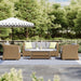 Edicott Eucalyptus Premium All-Weather Wicker 5 - Person Patio Conversation Sets with Cushions