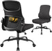 Armless Mesh Office Chair, Ergonomic Home Office Desk Chairs