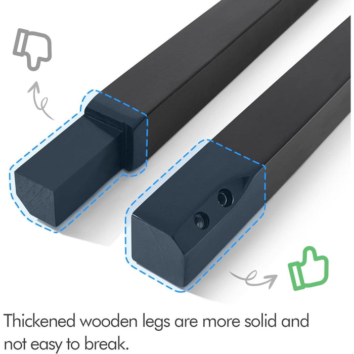 Yaheetech Dining Chairs with Leather Seat and Solid Wood Legs Button Tufted Padded Kitchen Chair Accent Side Chair for Home Kitchen and Restaurant, Set of 6, White