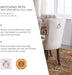 Velvet Dining Chairs Set of 6, Tufted Dining Room Chairs with Button Back, Nailhead Trim, Upholstered Dining Chairs for Kitchen, Bedroom, Restaurant (Beige)