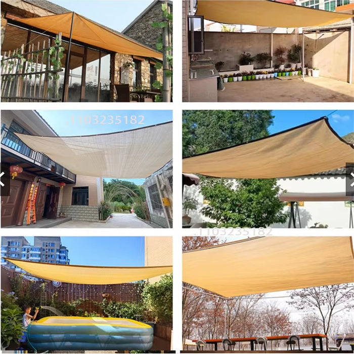 Outdoor Garden Sunshade Net, Camping Sunshade Net, UV Protection HDPE Sunscreen Net, Sunshade Umbrella, Plant Shading Net