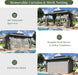 14'X10' Hardtop Gazebo with 4 LED Lights, Outdoor Gazebo with Galvanized Steel Double Roof, Patio Gazebo with Breathable Netting & Privacy Curtain, Decor Hooks for Backyard, Gray