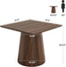 Space Saving SquareShaped Dining Table Pedestal Base