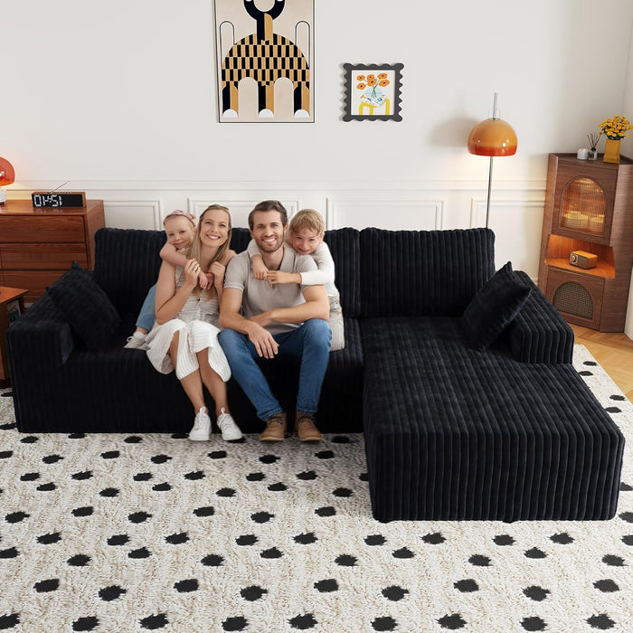 108 Inch Ultra Modular Sectional Sofa CloudMemoryFoam