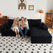 108 Inch Ultra Modular Sectional Sofa CloudMemoryFoam