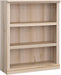 Miscellaneous Storage 3-Shelf Display Bookcase, Pacific Maple Finish