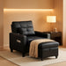 Black Multifunctional Sleeper Chair SofaBed Usb Ports