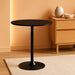31" round Bar Table Height Adjustable 26"-35" Pub Table with Enlarged Base for Living Room Patio Bistro Café, Black