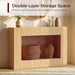 Modern Console Table, 47.2'' Entryway Table with Storage, Fluted Couch Table behind Sofa, for Entrance, Foyer, Living Room, Bedroom, Dining Room, Natural CTNA2501