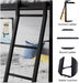 Loft Bunk Bed Twin over Twin Size with Ladder and Guardrail,Heavy Duty Metal Slats Support No Box Spring Needed Small Space Saving Furniture for Bedroom Dorm,Black