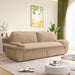Queen Size Premium Convertible Sofabed Camel Corduroy