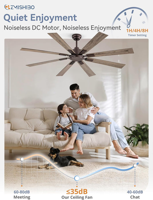 Premium Oil Rubbed Bronze Quiet Ceiling Fan