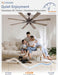 Premium Oil Rubbed Bronze Quiet Ceiling Fan
