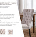 Velvet Dining Chairs Set of 6, Tufted Dining Room Chairs with Button Back, Nailhead Trim, Upholstered Dining Chairs for Kitchen, Bedroom, Restaurant (Beige)