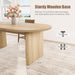 Oval Dining Table Seats SixToEight NaturalFinishOak