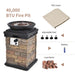 40000BTU Outdoor Propane Burning Fire Bowl Column Realistic Firepit Heater