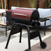 Wood Pellet Grill Smoker for Outdoor Cooking, 456 SQ. in Cook Area Electric Pellet Grill with Auto Feed & PID Temperature Control 180-425°F, 6-In-1 BBQ Grill & Rain Cover for Backyard