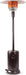 46,000 BTU Outdoor Propane Patio Heater with Wheels, Commercial & Residential, Havana Bronze, 32.1 X 32.1 X 91.3 Inches (Lxwxh)