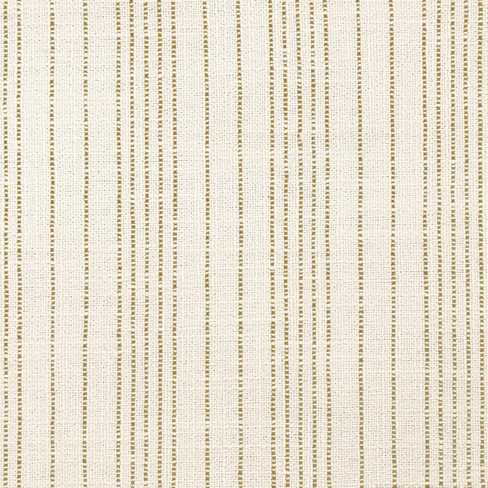 Home Decor Classic Square Storage Ottoman with Lift off Lid | Ottoman with Storage for Living Room & Bedroom, Marigold Pinstripe Cream Fabric