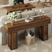 70.9-Inch Long Console Table, Wooden Sofa Table behind Couch Tables, Farmhouse Entryway Table Accent Table for Entrance, Hallway, Living Room, Foyer, Rustic Brown