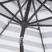 Safavieh Outdoor Collection Iris Fashion Line Auto Tilt 9-Inch Umbrella