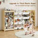 3-In-1 Toy Storage Organizer, Stuffed Animal Holder, 12 Bins