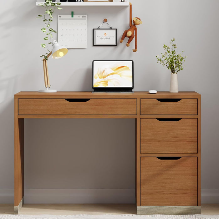 Espresso FortyEightInch Desk For Small Home Office