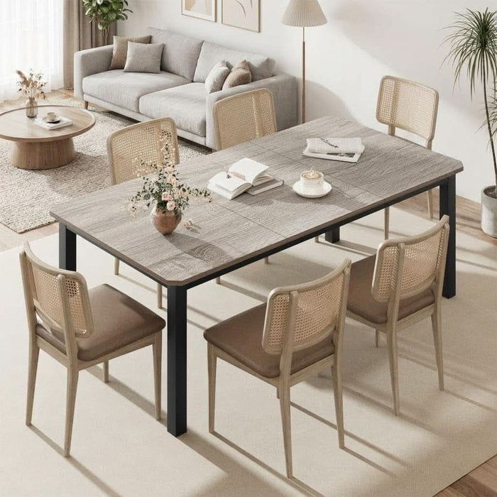 78.7″ Dining Table for 8-10 People, Large Kitchen Table (Only Table)