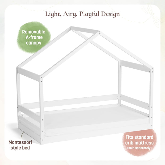 Trellis House Pictureperfect Toddler Bed True White