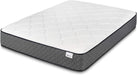 Memory Foam Mattress, Full Size Mattress, Hybrid, 10 Inch, Medium Feel, Motion Isolation Springs, White/Gray