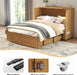 Oakwood Murphy Bed Cabinet With Integrated Charging